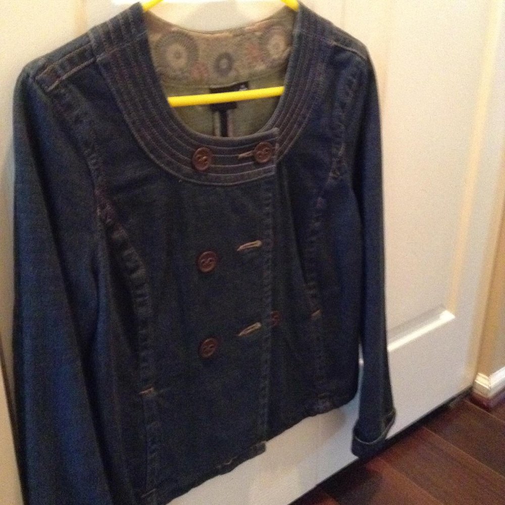 Double-Breasted Jean Jacket